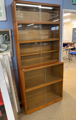 Lot 116 - A mid Century Simplex five section book case...