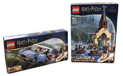 Lot 111 - Two boxed lego Harry Potter sets, to include: -...