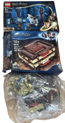 Lot 108 - A pair of boxed Lego Harry Potter sets, to...