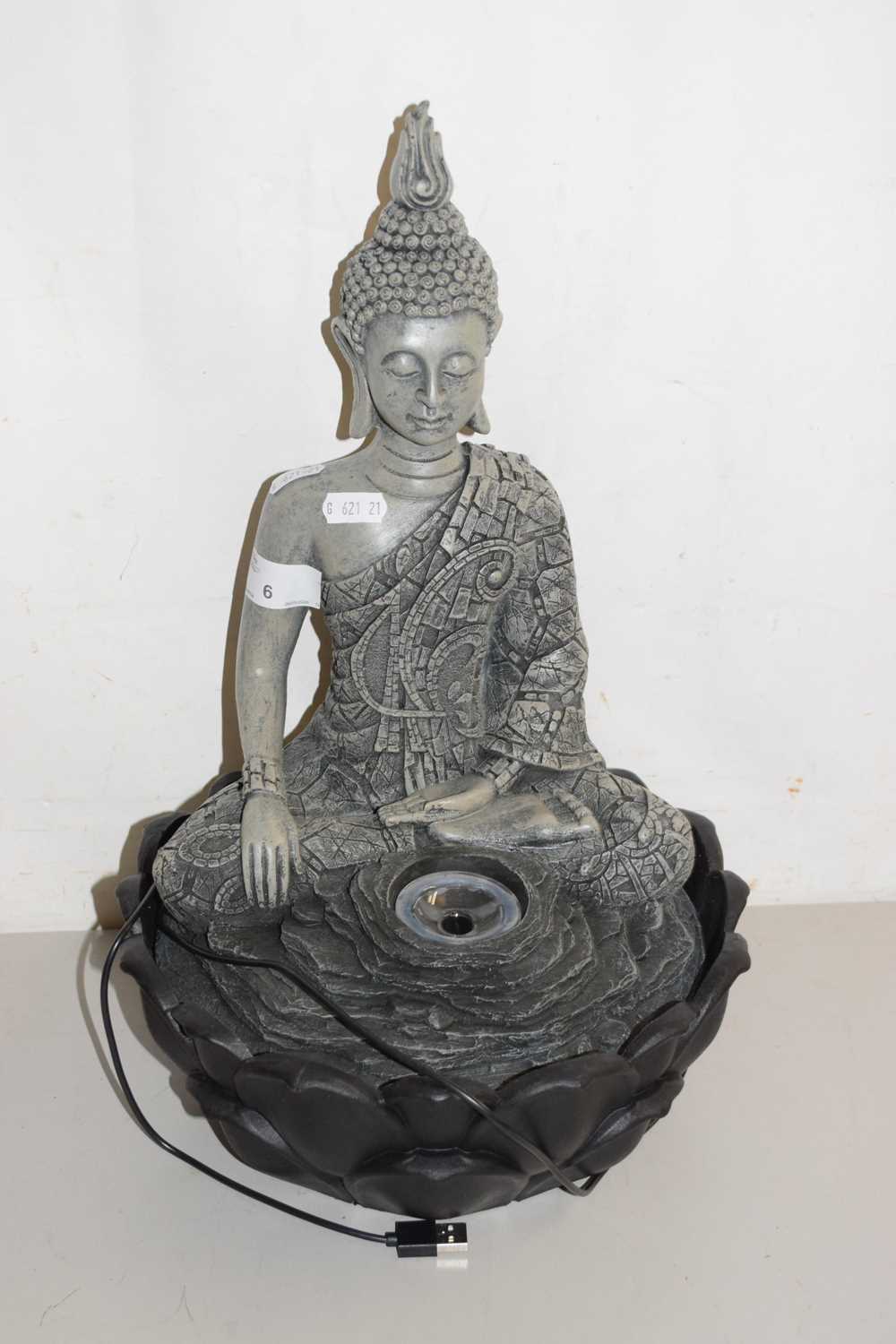 Lot 6 - A modern composition Buddha water feature