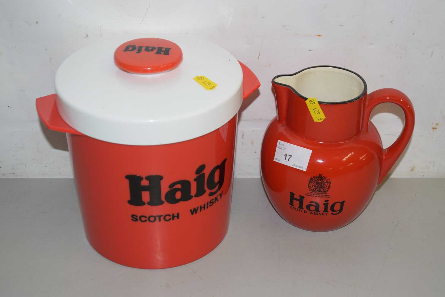 Lot 17 - A Haig Scotch Whisky jug together with a...