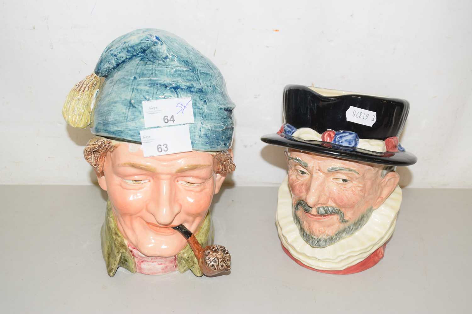 Lot 47 - A Beefeaters character jug and a Royal Dux...