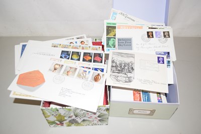 Lot 90 - Two boxes of mainly British first day covers...