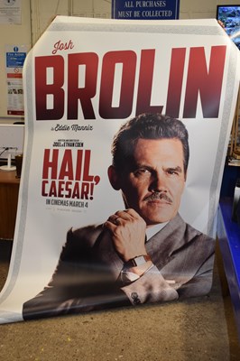 Lot 46 - A massive double sided film poster for Hail...