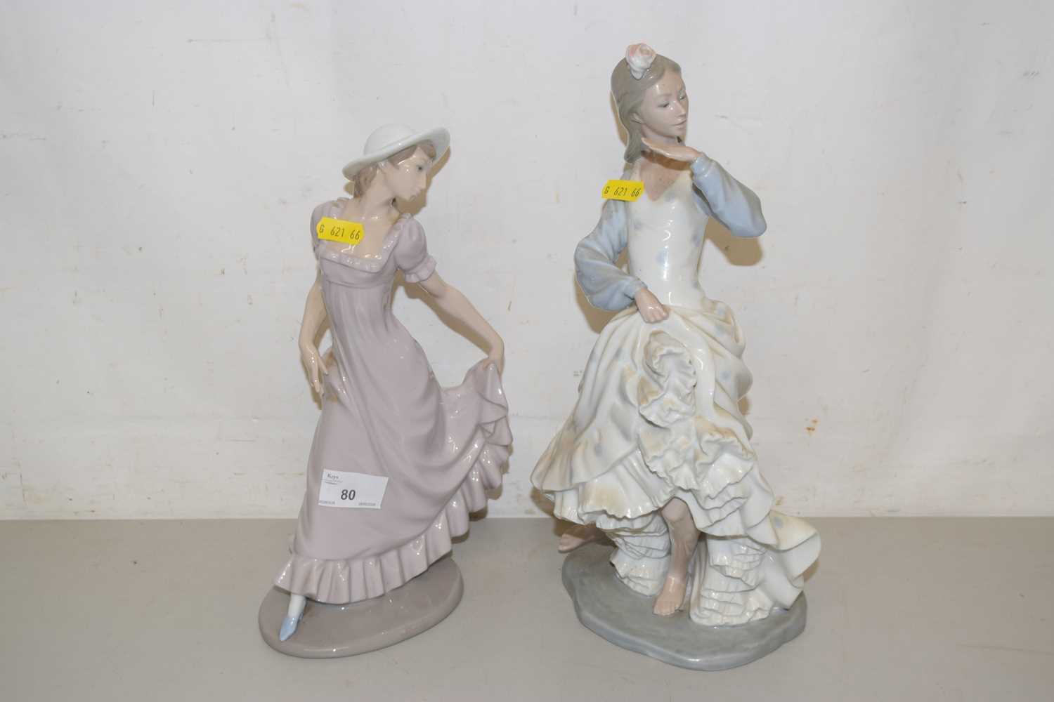 Lot 80 - Two Nao figures of dancers