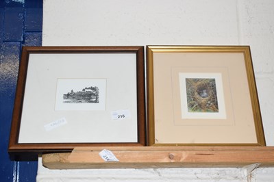 Lot 216 - After Thomas Bewick, engraving of a ploughing...