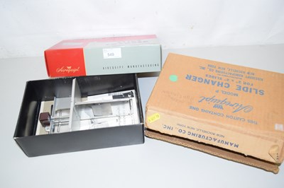 Lot 549 - A slide changer