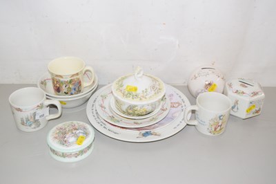 Lot 555 - Assorted ceramics to include Bunnikins,...