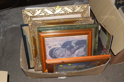 Lot 604 - Box of assorted prints and pictures