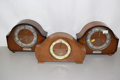 Lot 611 - Three mantel clocks