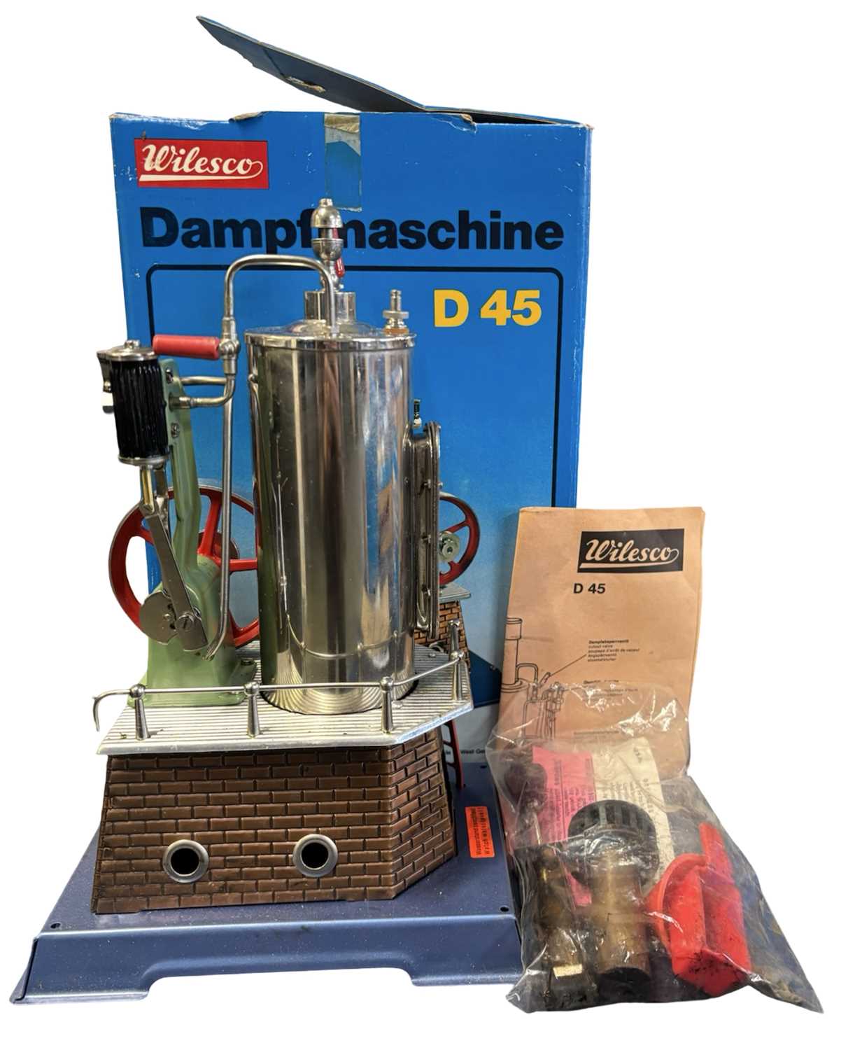 Lot 35 - A boxed Wilesco D45 Steam Engine