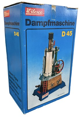 Lot 35 - A boxed Wilesco D45 Steam Engine