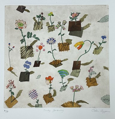 Lot 111d - Patrick Aggs (contemporary), coloured Etching,...