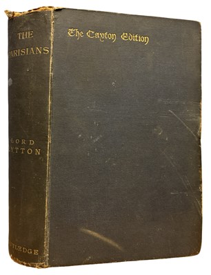 Lot 406 - EDWARD BUTLER LYTTON: THE PARISIANS, London,...