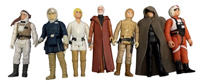 Lot 70 - STAR WARS VINTAGE FIGURES: 6 x Luke Skywalker...