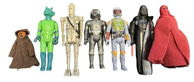 Lot 73 - STAR WARS VINTAGE FIGURES: Boba Fett, Darth...