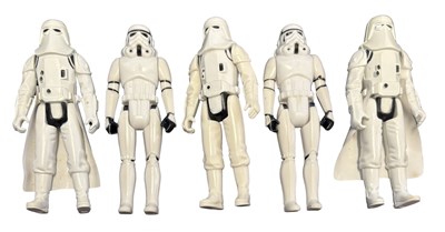 Lot 65 - STAR WARS VINTAGE FIGURES: Snowtrooper x3,...