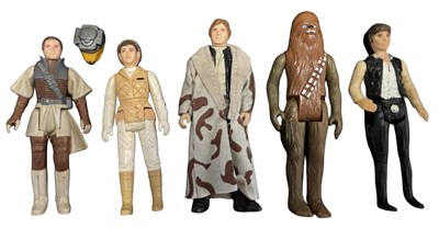 Lot 72 - STAR WARS VINTAGE FIGURES: Leia x2, Han Solo...