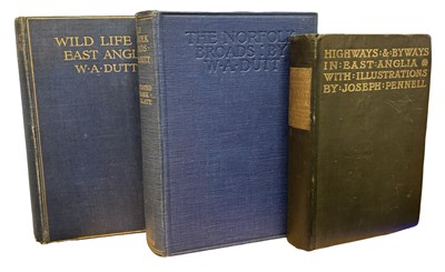 Lot 625 - W A DUTT: 3 Titles: THE NORFOLK BROADS, London,...