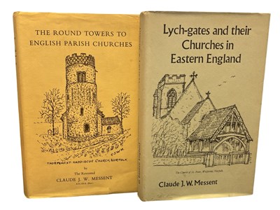 Lot 641 - CLAUDE J MESSENT: 2 Titles: THE ROUND TOWERS...