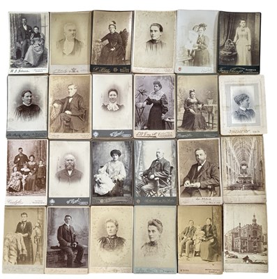 Lot 1180 - A collection of photograph portraits, by...