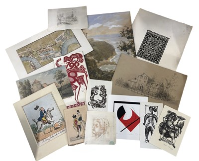 Lot 893 - ONE BOX: Mixed ephemera, to include...