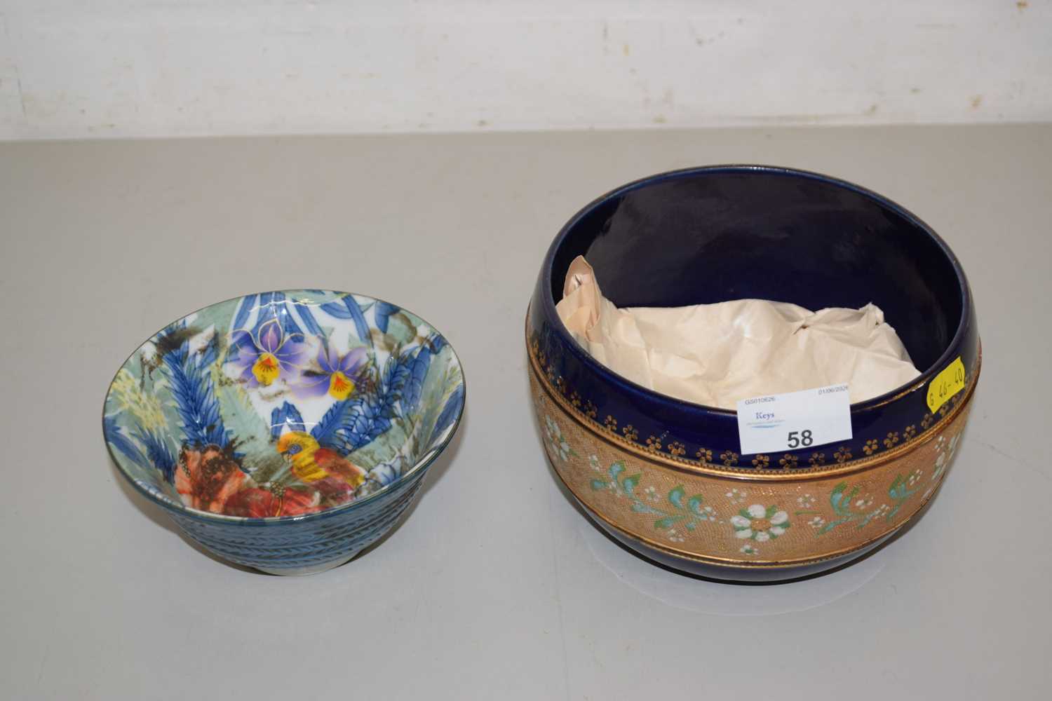 Lot 58 - A Royal Doulton jardiniere