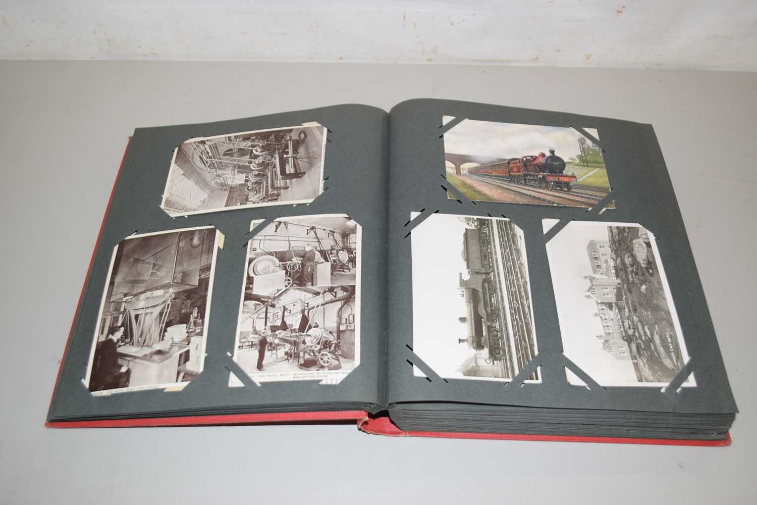 Lot 110 - An album of various postcards