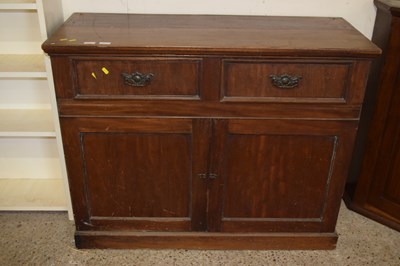 Lot 373 - Late Victorian mahogany sideboard