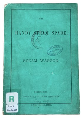 Lot 1185 - UNREGISTERED. The Handy Steam Spade and Steam...