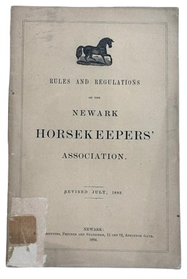 Lot 1186 - UNREGISTERED. Rules and Regulations of the...