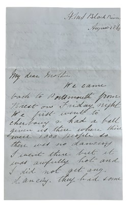 Lot 1114 - FETE NAPOLEON CELEBRATIONS - A letter home...