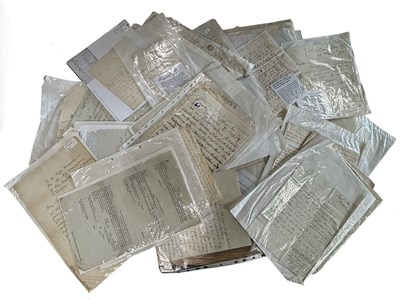 Lot 1108 - SOCIAL HISTORY. A LARGE COLLECTION OF LETTERS...