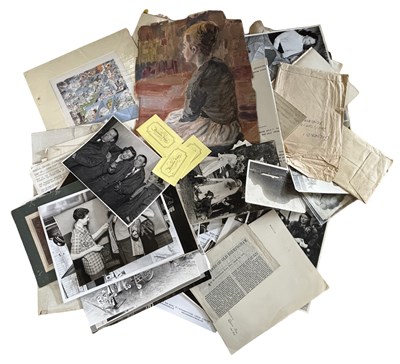 Lot 892 - EPHEMERA. Including a rare SCHOOL BLANK...
