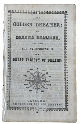 Lot 1253 - DREAMS CHAPBOOK. The Golden Dreamer; Or Dreams...