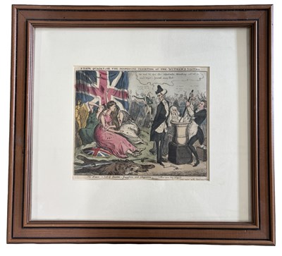Lot 1145 - CARICATURE - ETCHED WITH HAND COLOURING. Heath...