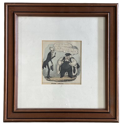 Lot 1146 - CARICATURE. William Heath[?] “March of...