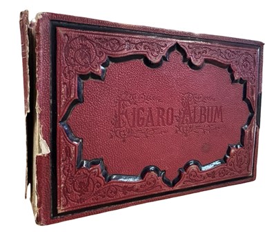 Lot 1163 - c1875. FIGARO ALBUM. An album of 100 albumen...