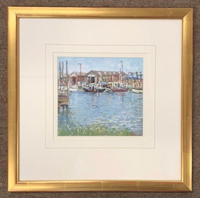 Lot 47 - British contemporary, inscribed on backboard...
