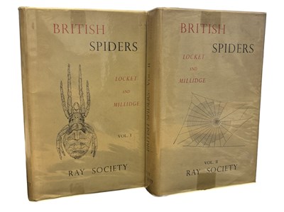 Lot 74 - G H LOCKET AND A F MILLIDGE: BRITISH SPIDERS,...