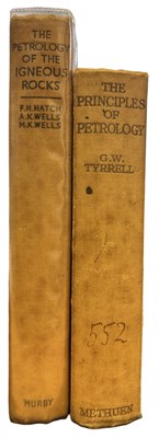 Lot 67 - PETROLOGY: 2 Titles: G W TYRELL: THE...