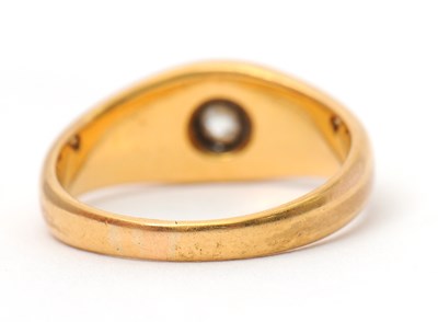 Lot 38 - A diamond ring, with gypsy set old mine cut...