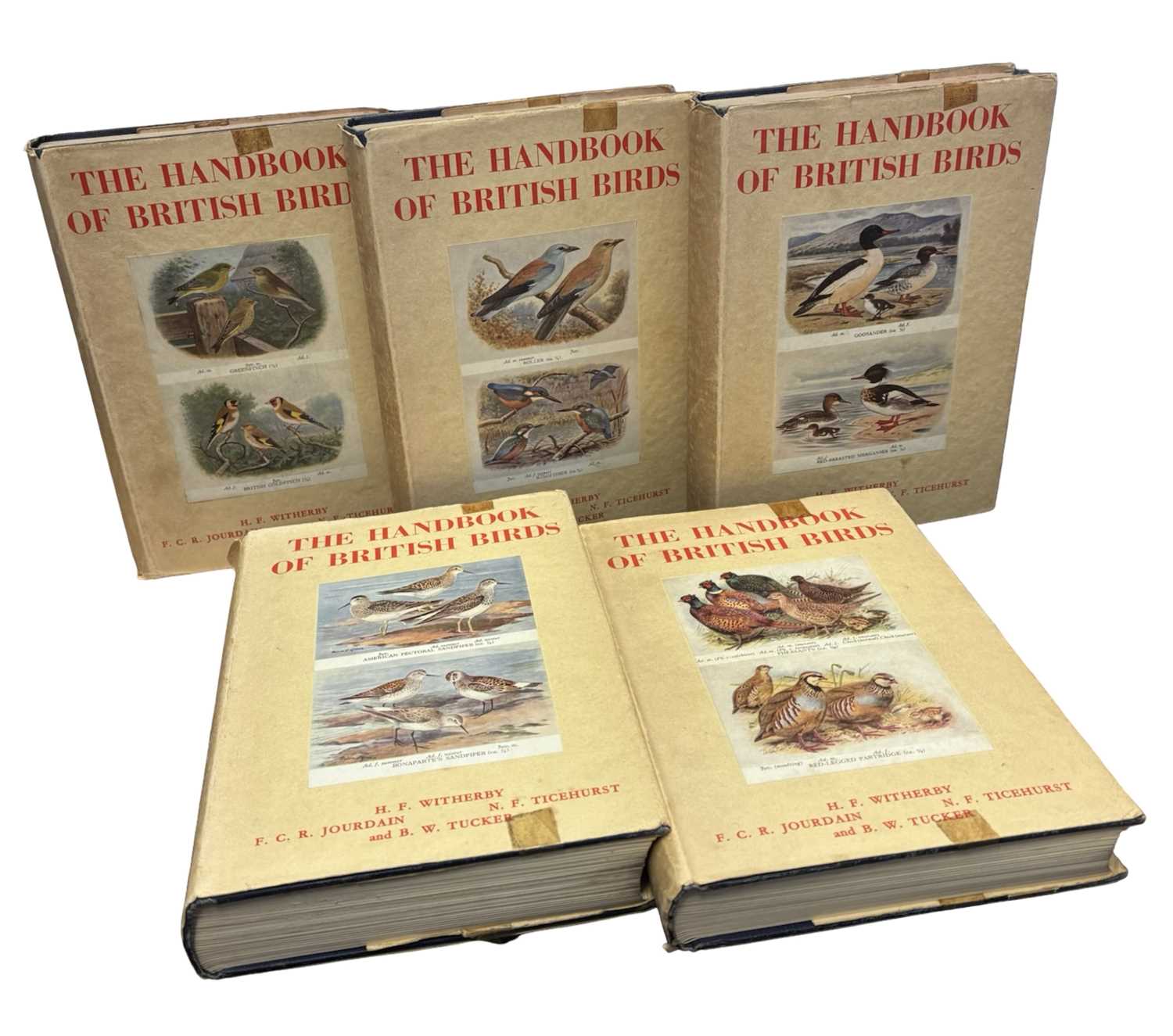 Lot 93 - H F WITHERBY ET AL: THE HANDBOOK OF BRITISH...