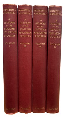 Lot 36 - WINSTON S CHURCHILL: A HISTORY OF THE ENGLISH...