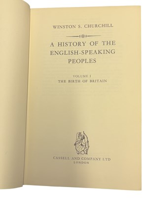 Lot 36 - WINSTON S CHURCHILL: A HISTORY OF THE ENGLISH...