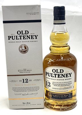 Lot 201 - Old Pulteney Single Malt Scotch Whisky,Twelve...