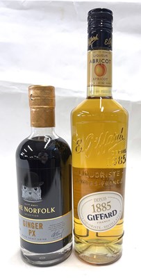 Lot 220 - Giffard 1885 Apricot Brandy Liqueur, 700ml;...