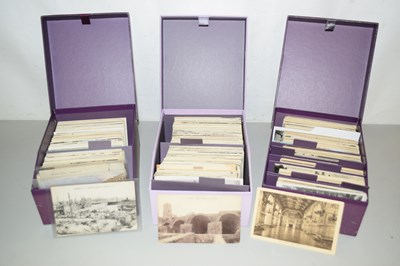 Lot 8 - Three boxes of French early to mid 20th...