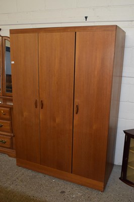 Lot 290 - A retro mid Century teak finish G-Plan wardrobe