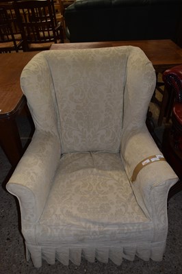 Lot 284 - A Victorian wing back armchair